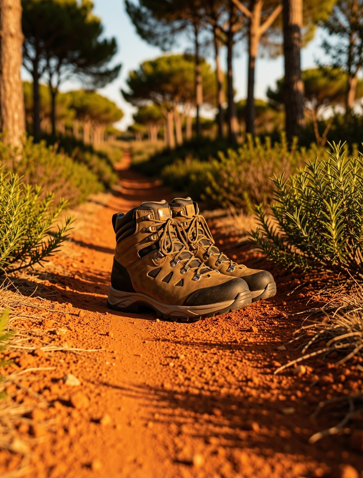 Hiking in the Spanish landscape