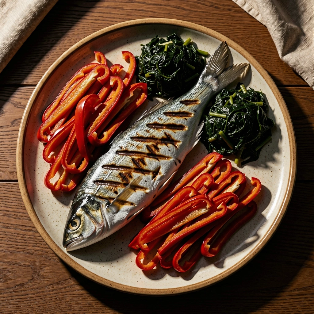 Fresh Mediterranean ingredients representing nutritional quality