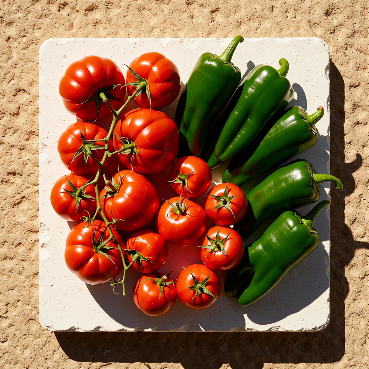 Fresh Mediterranean produce from a Spanish market