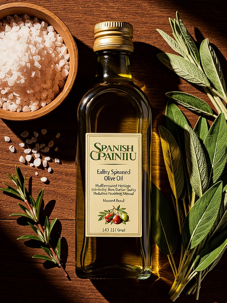 Natural Spanish ingredients representing transparency